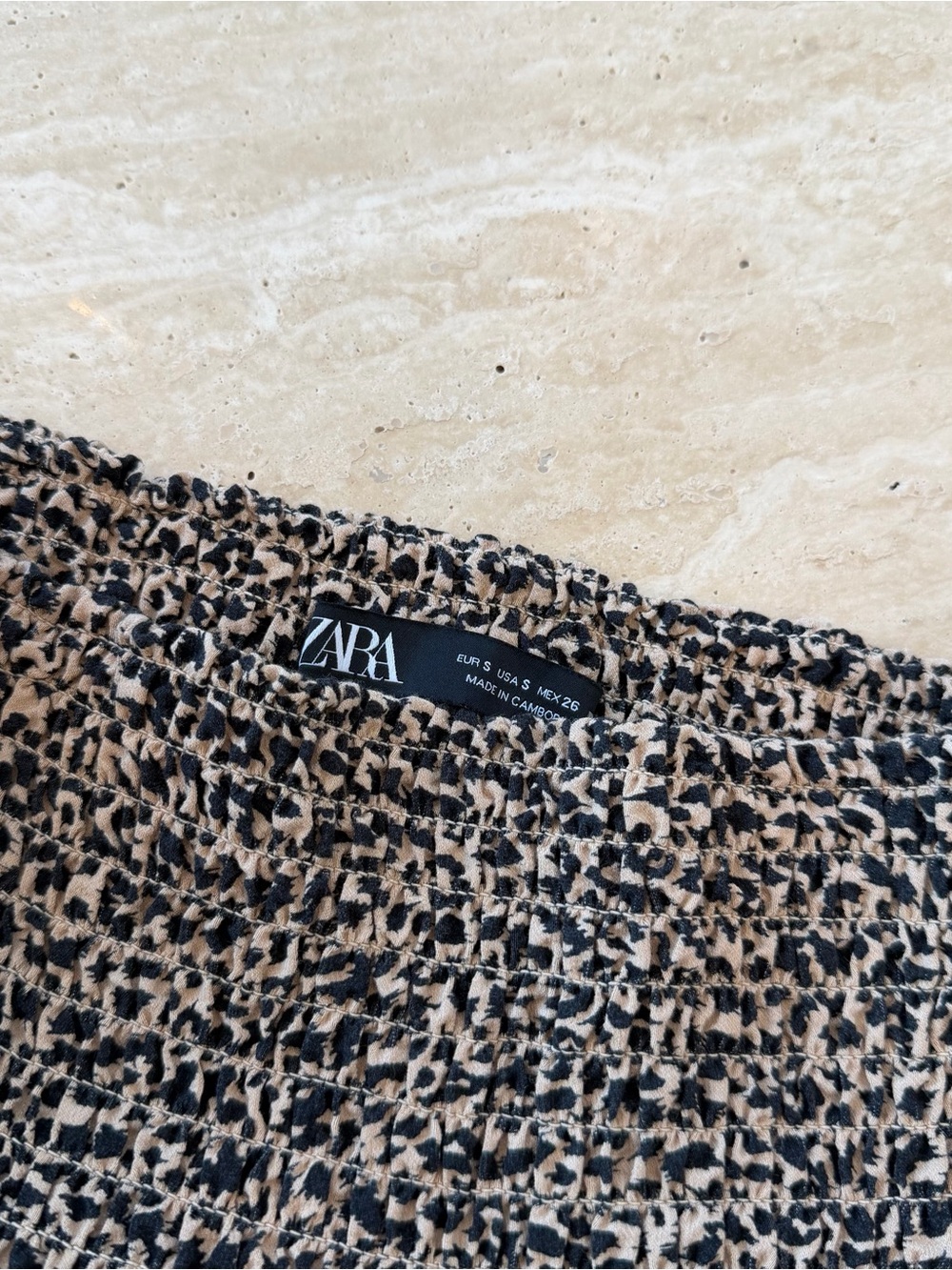 Zara Leopard Print Ruffle Skort - Picture 3 of 3